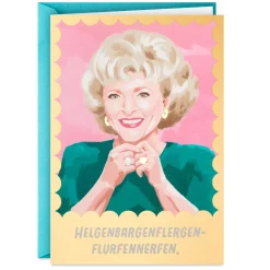The Golden Girls Rose St. Olaf Funny Birthday Card