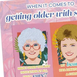 The Golden Girls You Are Golden, Girl Birthday Card With Removable Magnets