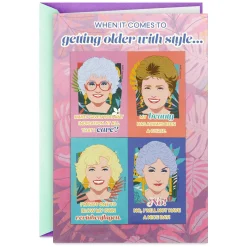 The Golden Girls You Are Golden, Girl Birthday Card With Removable Magnets