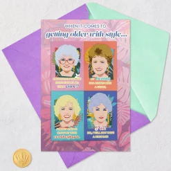 The Golden Girls You Are Golden, Girl Birthday Card With Removable Magnets