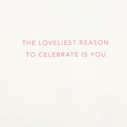 The Loveliest Reason to Celebrate Quilled Paper Handmade Birthday Card