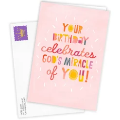 The Miracle of You Custom Birthday Card