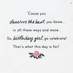 The Most Perfect Day Birthday Card for Her