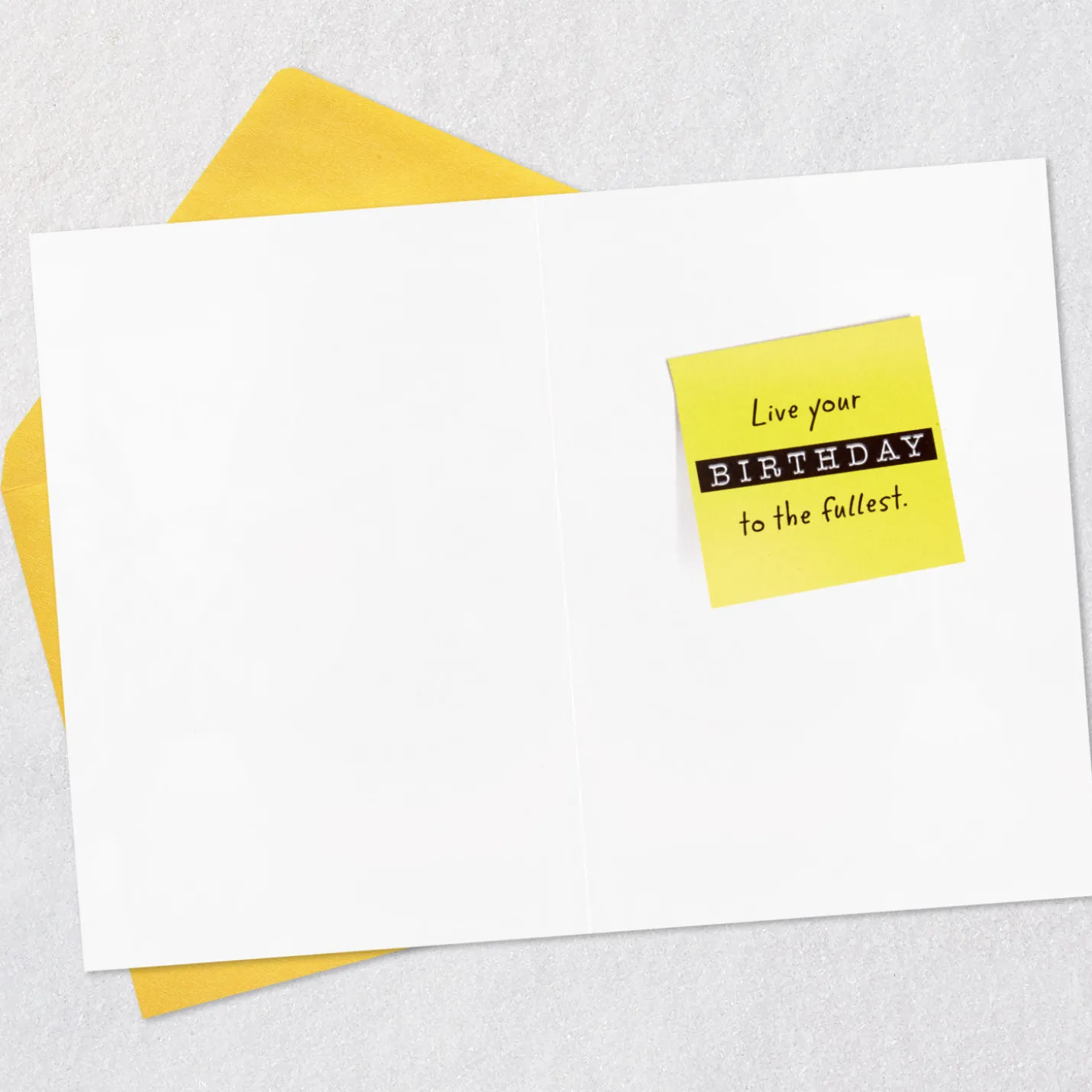 The Office Live It to the Fullest Funny Birthday Card