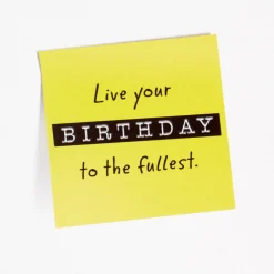 The Office Live It to the Fullest Funny Birthday Card