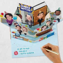 The Office The Party Planning Committee Funny Pop-Up Birthday Card With Sound