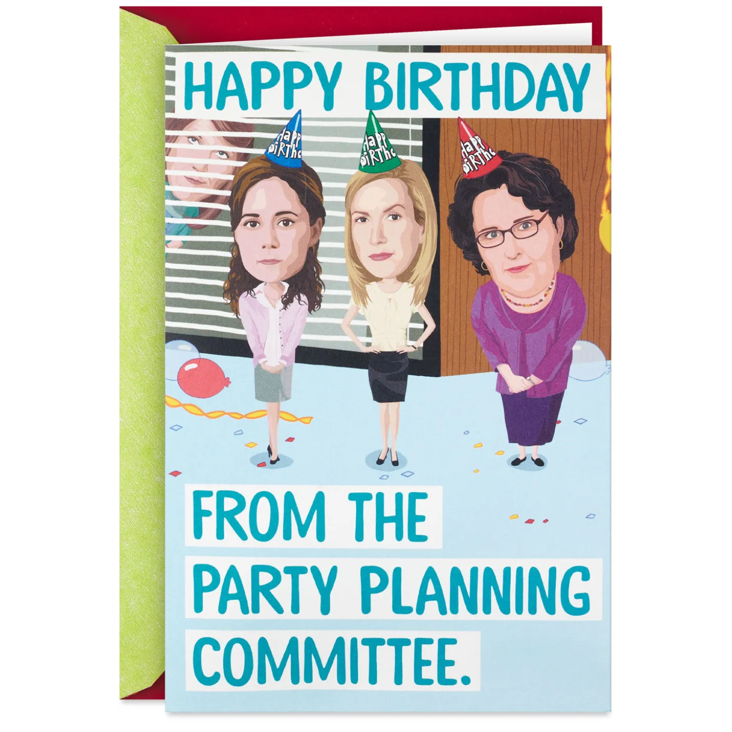 The Office The Party Planning Committee Funny Pop-Up Birthday Card With Sound