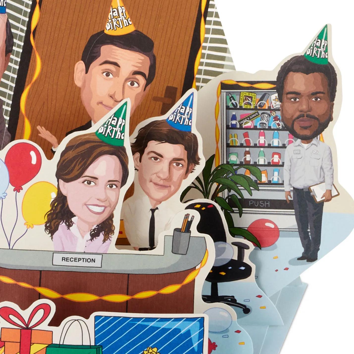 The Office The Party Planning Committee Funny Pop-Up Birthday Card With Sound