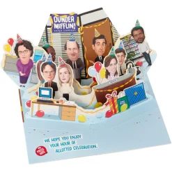 The Office The Party Planning Committee Funny Pop-Up Birthday Card With Sound