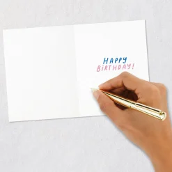 The World Got Lucky Today Birthday Card
