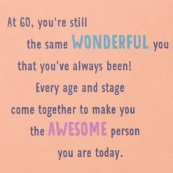 The Awesome Person You Are 60th Birthday Card