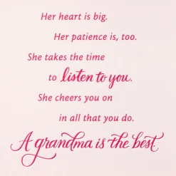 The Best in a Million Ways Birthday Card for Grandma