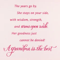 The Best in a Million Ways Birthday Card for Grandma