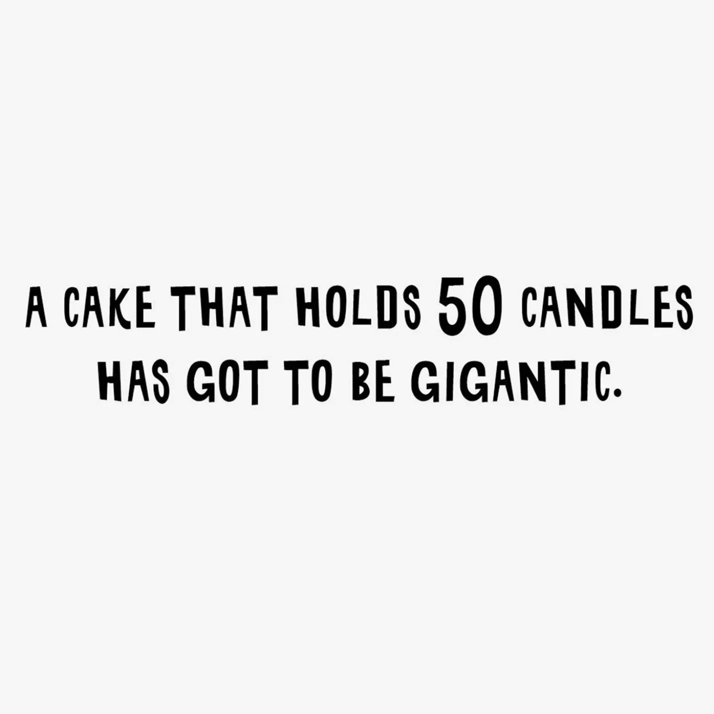 The Bright Side of Turning 50 Funny 50th Birthday Card