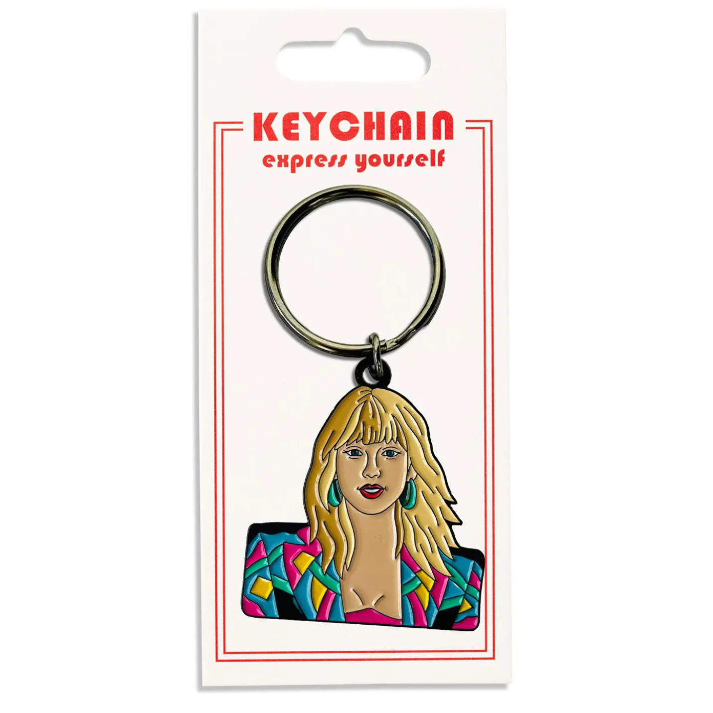 The Found Taylor Swift Enamel Keychain