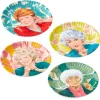 The Golden Girls Appetizer Plates, Set of 4