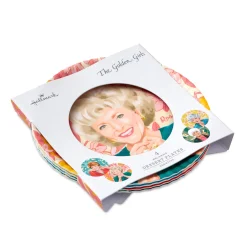 The Golden Girls Appetizer Plates, Set of 4