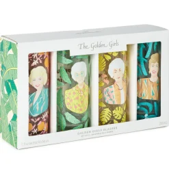 The Golden Girls Cameos and Quotes Drinking Glasses, Set of 4