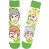 The Golden Girls Faces of Friendship Novelty Crew Socks