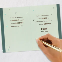 The Good Man You Are Birthday Card for Stepdad