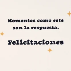 The Hard Work Is Worth It Spanish-Language Congratulations Card