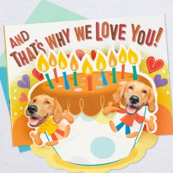 The Hero We Depend On Pop-Up Birthday Card for Dad