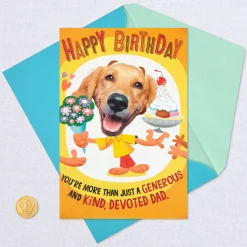 The Hero We Depend On Pop-Up Birthday Card for Dad