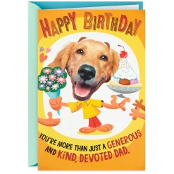 The Hero We Depend On Pop-Up Birthday Card for Dad