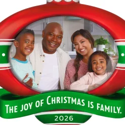 The Joy of Christmas 2026 Personalized Ornament, Custom Photo