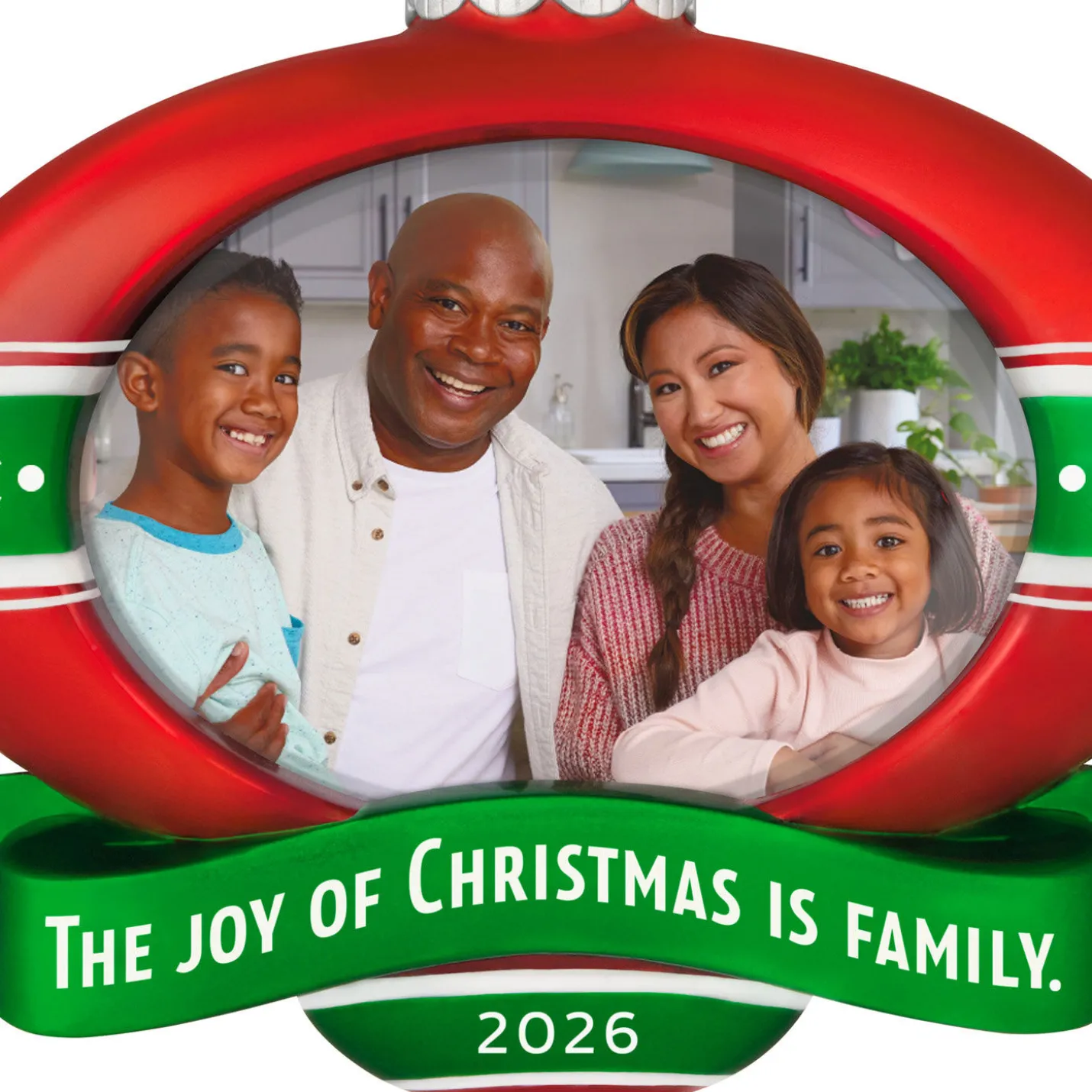 The Joy of Christmas 2026 Personalized Ornament, Custom Photo