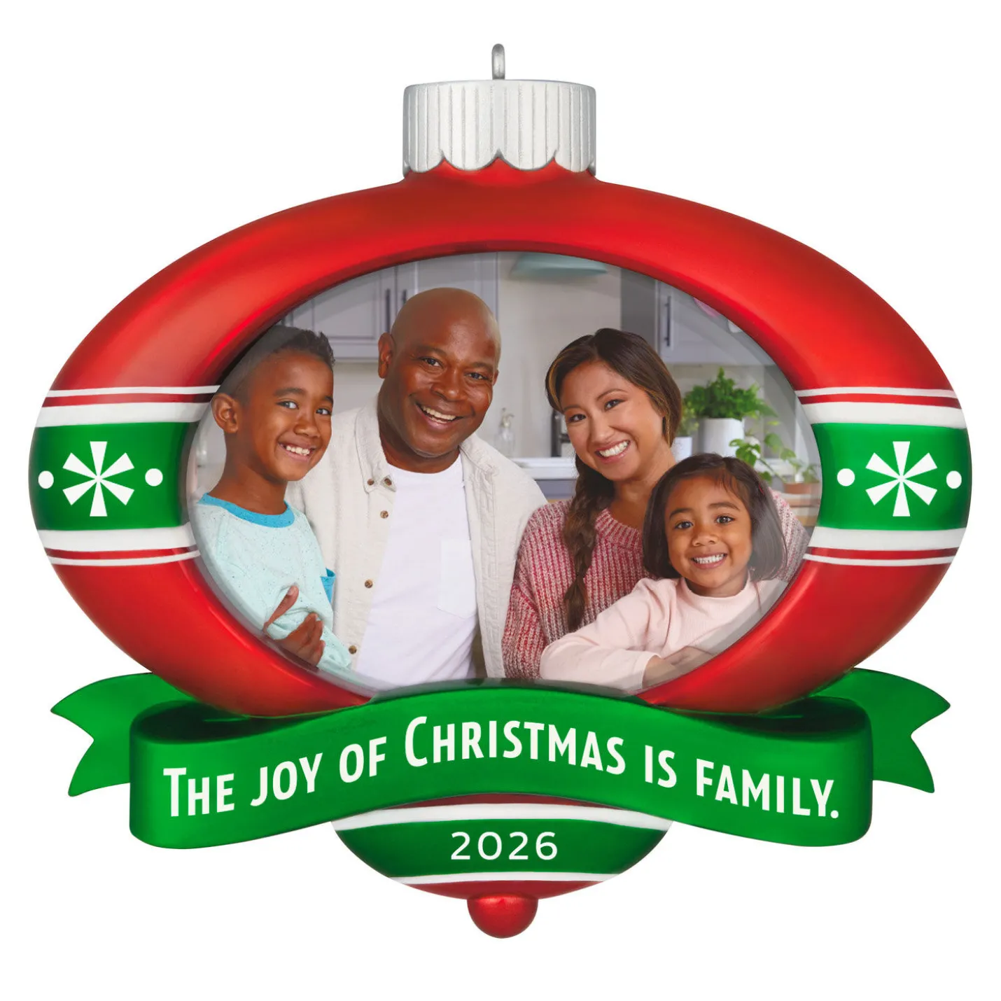 The Joy of Christmas 2026 Personalized Ornament, Custom Photo