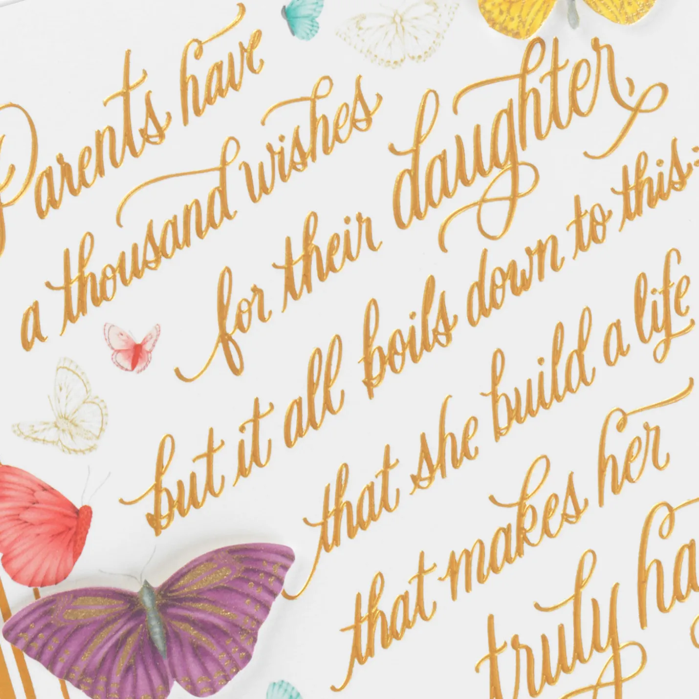 The Life You've Made Birthday Card for Daughter From Parents
