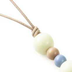 The Lord Is My Shepherd Wooden Cross on Beaded Cord