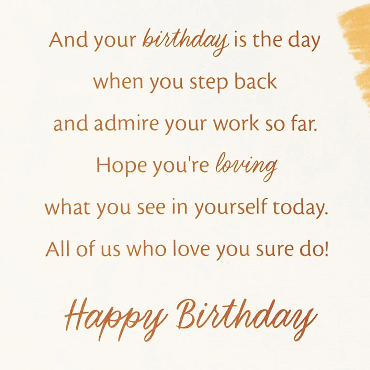 The Masterpiece of You Birthday Card for Daughter