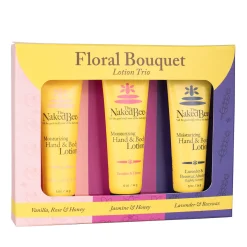 The Naked Bee Floral Bouquet Lotion Trio