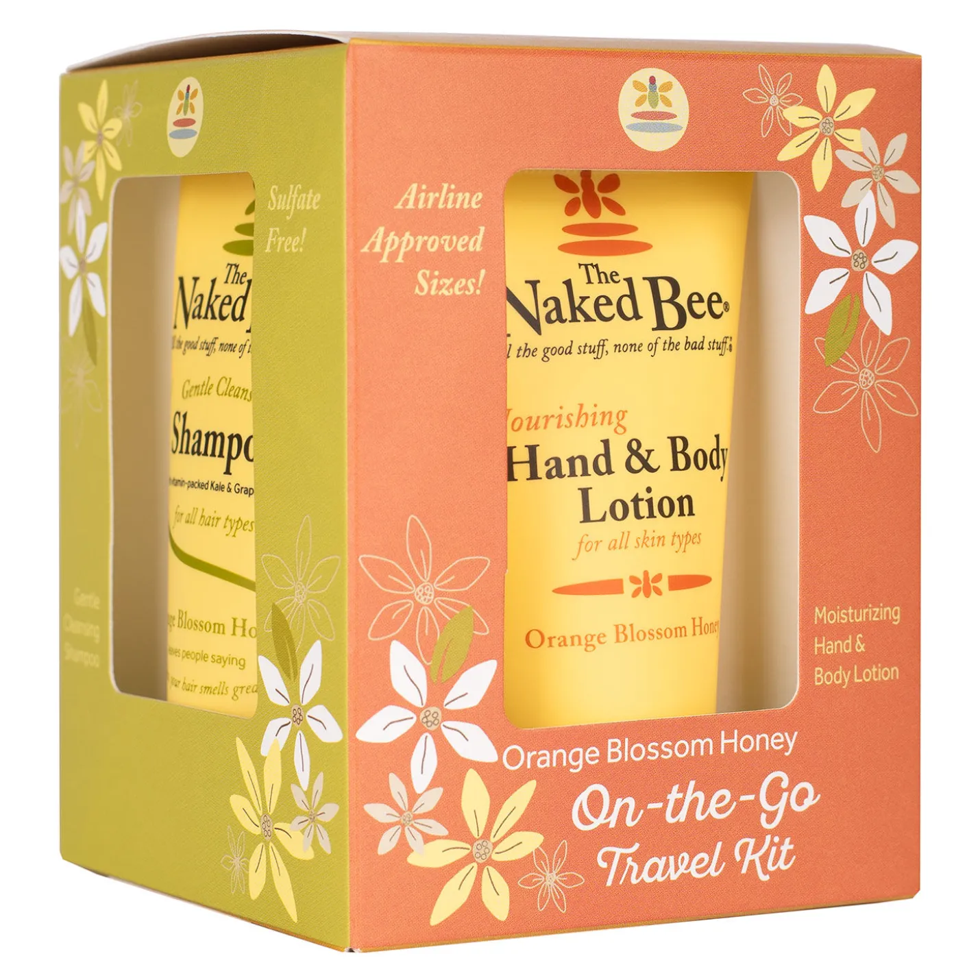The Naked Bee Orange Blossom Honey On-the-Go Travel Kit