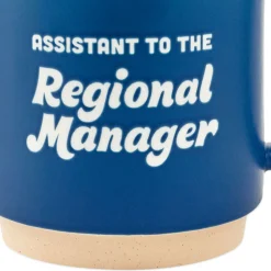 The Office Blue and White Stacking Mugs, Set of 2