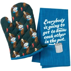 The Office Kevin's Chili Oven Mitt and Tea Towel, Set of 2