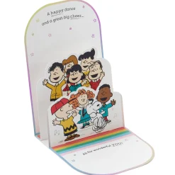The Peanuts® Gang Cheers to Wonderful You Pop-Up Card
