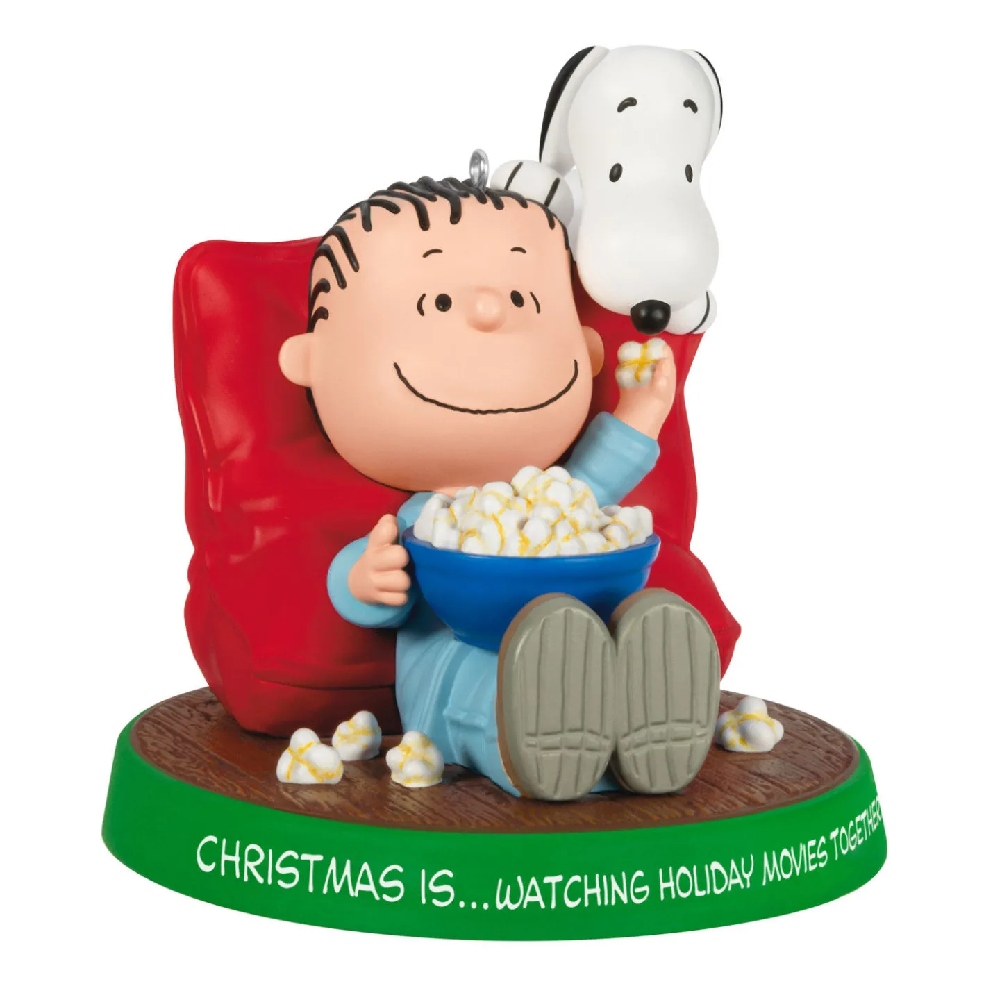 The Peanuts® Gang Christmas Is...Watching Holiday Movies Together Ornament