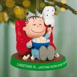 The Peanuts® Gang Christmas Is...Watching Holiday Movies Together Ornament