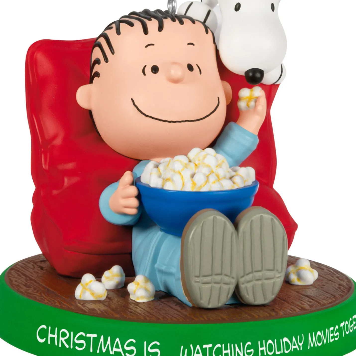 The Peanuts® Gang Christmas Is...Watching Holiday Movies Together Ornament