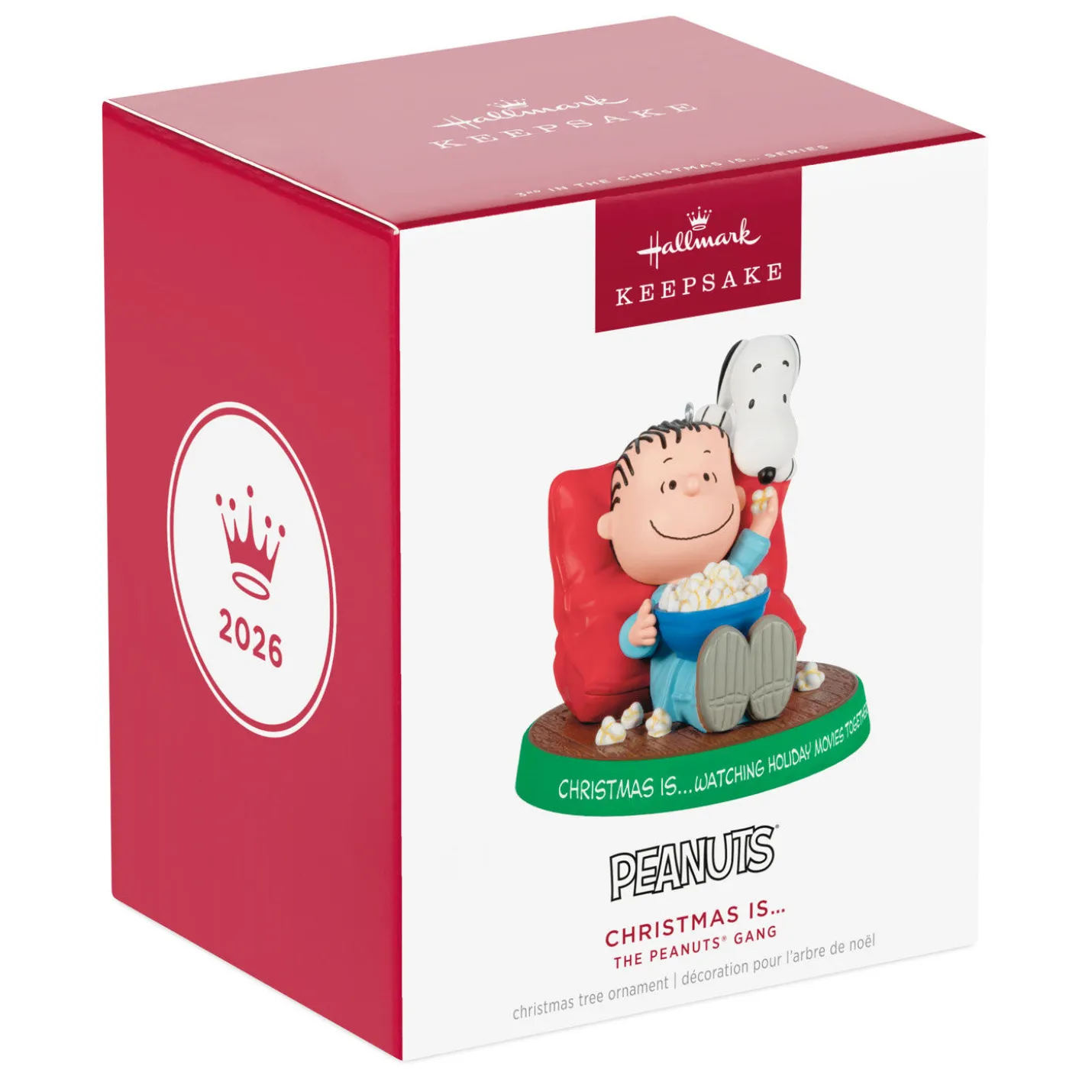 The Peanuts® Gang Christmas Is...Watching Holiday Movies Together Ornament