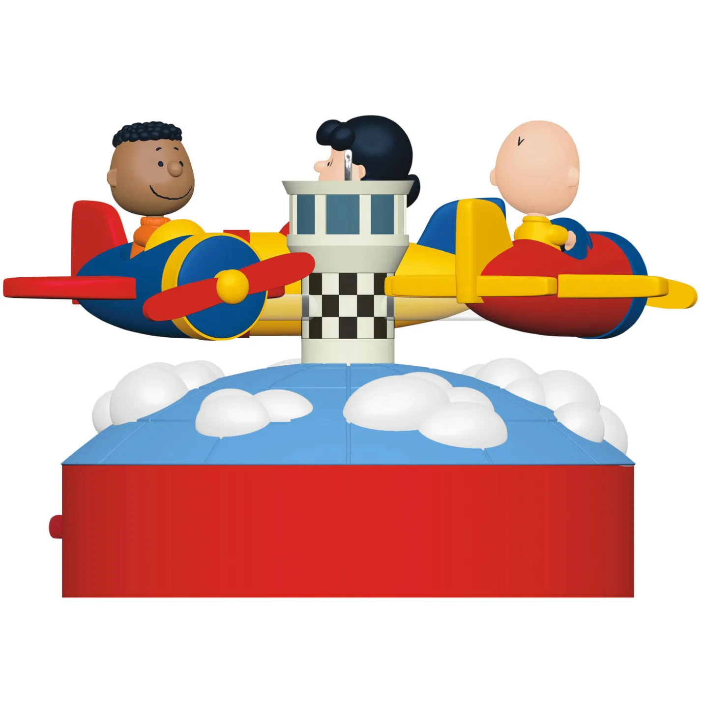 The Peanuts® Gang Off to the Races! Musical Ornament With Motion
