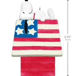 The Peanuts® Gang Patriotic Snoopy Ornament
