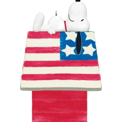 The Peanuts® Gang Patriotic Snoopy Ornament