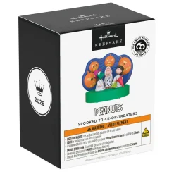 The Peanuts® Gang 60th Anniversary Spooked Trick-or-Treaters Ornament With Light and Sound