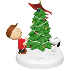 The Peanuts® Gang The Kite-Eating Christmas Tree Ornament With Light