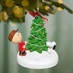 The Peanuts® Gang The Kite-Eating Christmas Tree Ornament With Light