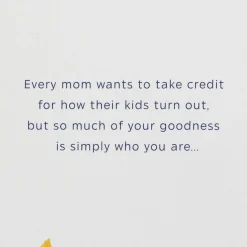 There's Goodness Inside of You Birthday Card for Son From Mom